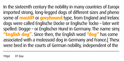 FF Dax Font Poster 2